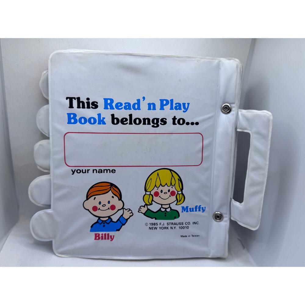 Muffy’s & Billy’s Read N Play Activity Book, Vintage, Baby Soft Book, Learning - Picture 10 of 11